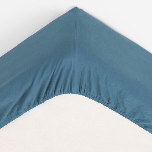 Atmosphera Drap Housse Bleu - 140 X 190 Cm