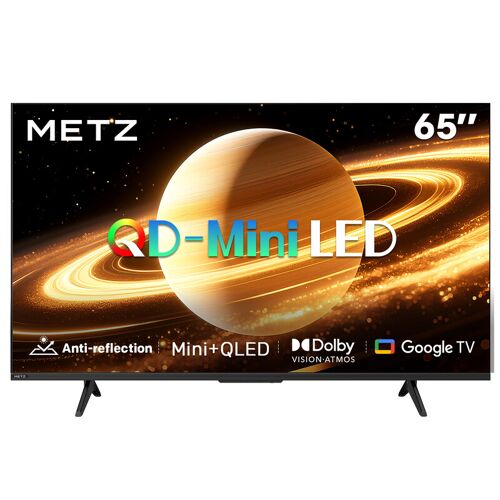 METZ 65MNH7000Z TV 65 pouces (165 cm) QD-MiniLED 2026 Google TV, écran mat ultra, 60 Hz, Dolby Vision & Atmos