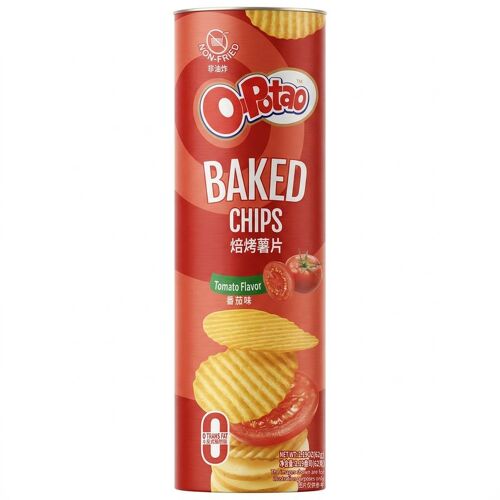 Yanjin Puzi Chips Cuites Au Four Saveur Tomate - 62g