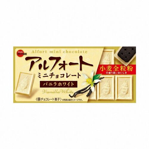 Bourbon Alfort Mini Vanilla White 12 Pièces 55 G
