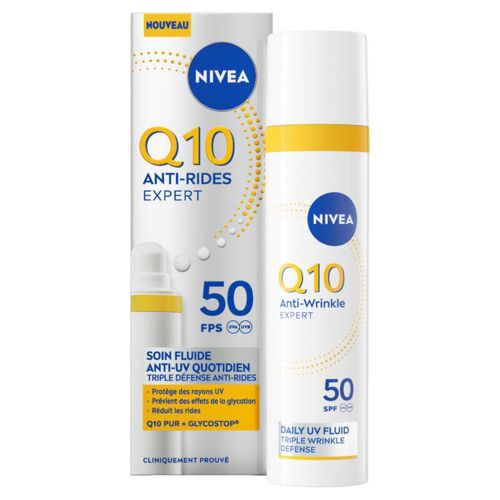 Nivea Q10 Anti¿Rides Expert Soin Fluide Visage Anti¿Uv Fps50 40ml 