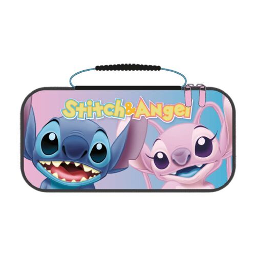Cerdà Disney Lilo et Stitch Housse de protection Nintendo Switch 2 - Rangement accessoires et 8 jeux - Motif Stitch et Angel