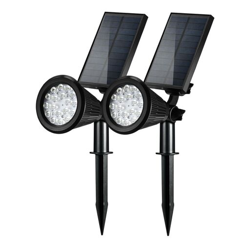 Vivreal Tsl001 Lot De 2 Lampes Solaires En Abs Et Pc