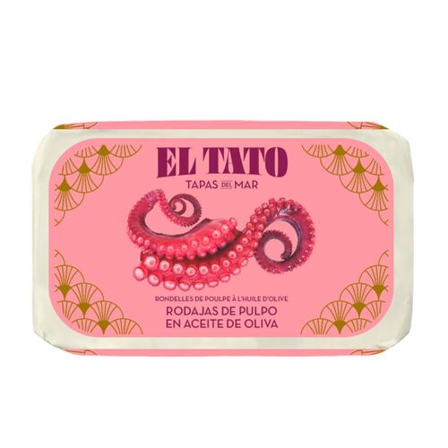 El Tato Poulpe En Rondelles À L'huile D'olive - 115 / 75 G