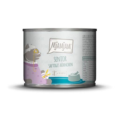 Mjamjam Nourriture Pour Chat Senior Au Poulet - 200 G