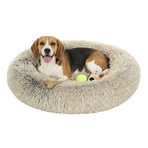 Panier Pour Chien Avec Bords Surlevés Rond Kaki - 90 X 20 Cm