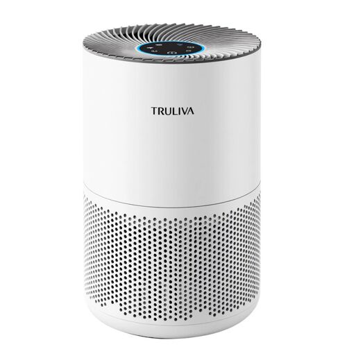TRULIVA Purificateur d'air CADR 260 m³/h avec filtre HEPA H13 3-en-1, minuterie 24 h et affichage PM2.5