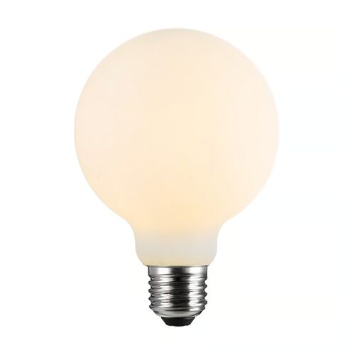 Ampoule DECO - E27 Globe 125mm Dimmable, verre Opale - blanc chaud 3000k 806l. - Nordlux