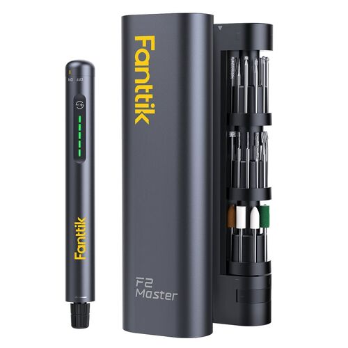 Fanttik F2 Master Mini Kit De Perceuse Rotative Sans Fil Neopulse Avec 5 Vitesses, 25 000 Tr/Min, Revostor Hub, 35 Accessoires Et Fonctions Ponçage, Polissage, Perçage Et Gravure