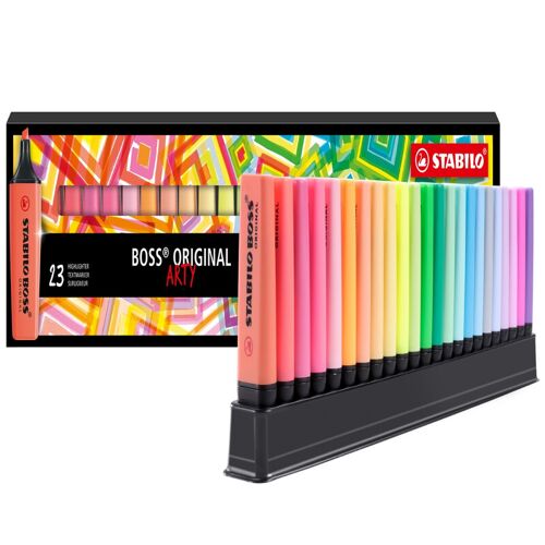 Stabilo Boss Original Arty Lot De 23 Surligneurs