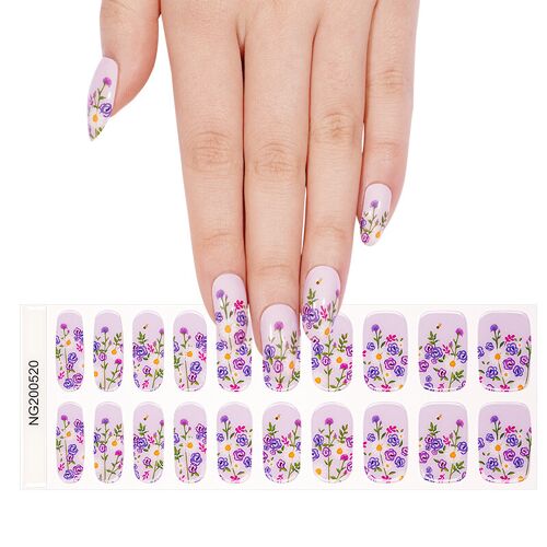 Meomagic 14-241 Autocollants Gels Pour Ongles - 20 Pièces 