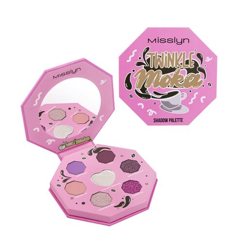 Misslyn Twinkle Moka Palette De Fards À Paupières Teinte 2 Violet Moka - 5,5 G 
