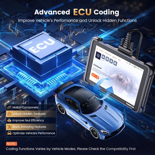 Thinkcar Thinkscan 689 Outil De Diagnostic Obd2 Pour Voiture, Avec 34 Fonctions De Remise À Zéro Et Diagnostic Complet Des Systèmes, Lecteur De Données Pour Tests Actifs, Codage Avancé De L¿Ecu Et Contrôle Bidirectionnel