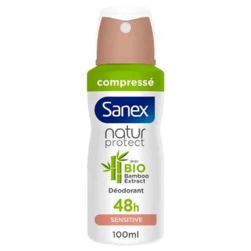 Sanex Natural Protect Déodorant Spray Sensitive Compressé 100 Ml 