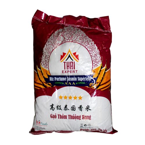 Thai Expert Riz Jasmin Parfumé - 20 Kg