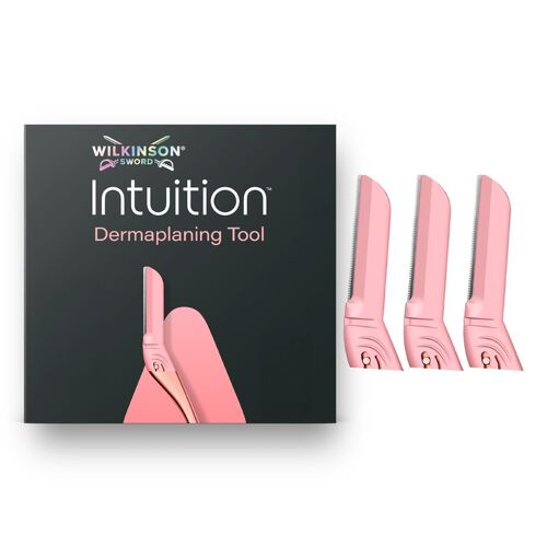 Wilkinson Sword Intuition - Outil Dermaplaning - Pour Femme - 3 Recharges 