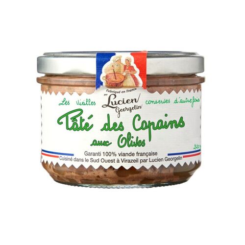 Lucien Georgelin Pâté Des Copains Aux Olives - 220 G