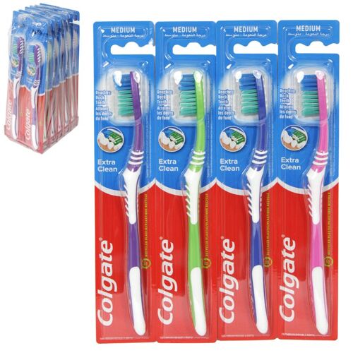 COLGATE TOOTHBRUSH EXTRA CLEAN MEDIUM CDU 12