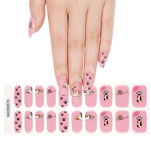 Meomagic 14-271 Autocollants Gels Pour Ongles - 20 Pièces 