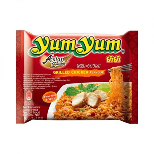 Yum Yum Nouilles Au Poulet Frit Et Grillé 70 G