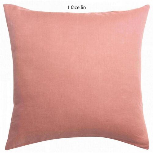 Vivaraise Linco Taie D¿Oreiller Rose Poudré - 65 X 65 Cm
