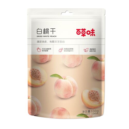 Be&cheery Pêche Blanche Séchée 100g