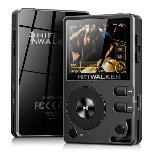 HIFI WALKER H2 Lecteur audio numérique 64 Go - Noir