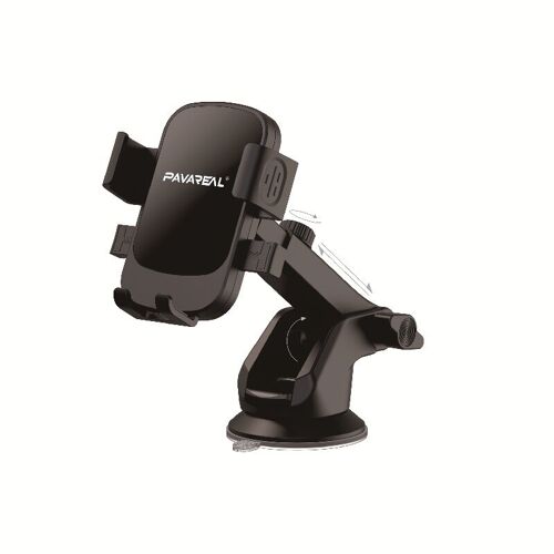 Pavareal Ch78 Support De Voiture Avec Ventouse Puissante - Noir