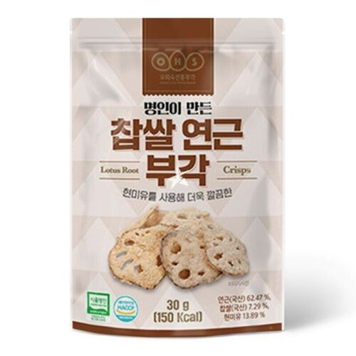 Ohs Chips De Racines De Lotus - 30 G
