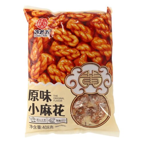 Huanglaowu Pâte Frite Croustillante Saveur Originale 408 G