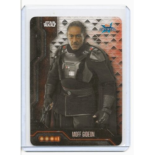 [ Carte À Collectionner / Trading Card ] " Star Wars : The Mandalorian " : Moff Gideon Cr4 ( Topps Crystal )