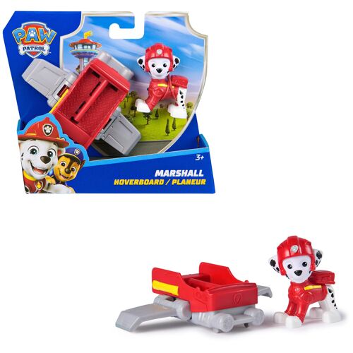 PAW Patrol Pat'Patrouille : Chiots d'action, Figurine Marcus et avion planeur avec ailes pliables, jouets pour garçons et filles à partir de 3 ans