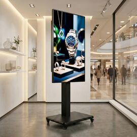 ADVUE BG55GL4000: Écran vitrine pro 55 pouces Full HD, luminosité 4000cd/m², avec système de publication intégré