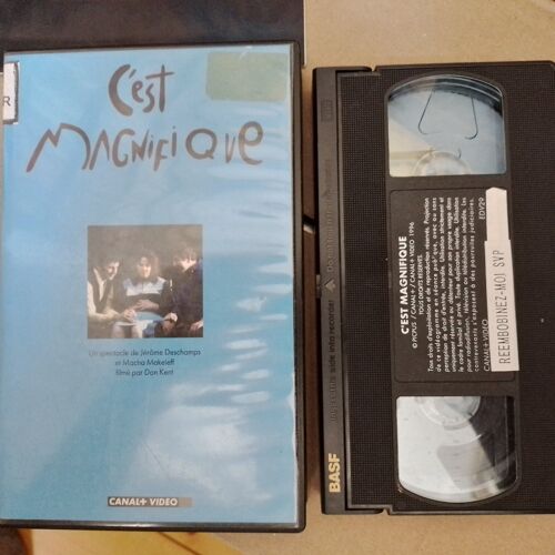 Cassette Vidéo Vhs - C'Est Magnifique - Jean-Marc Bihour ( Spectacle)