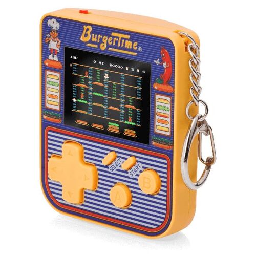 HyperMegaTech! BurgerTime Super Micro console de jeux portables 2" Multicolore