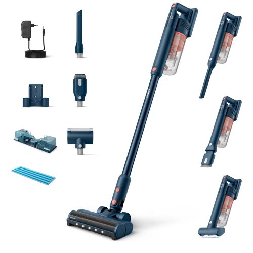 Philips 5000 series XC5142/01 aspirateur balai et balai électrique Batterie Sec&humide Cyclonique Sans sac 0,27 L Corail