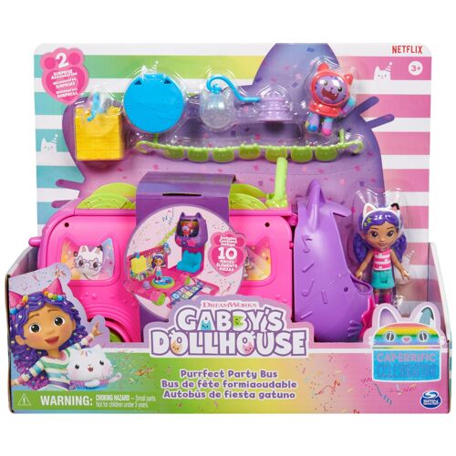 Gabby's Dollhouse Disco Bus Transformation Celebration Gabby Et La Maison Magique