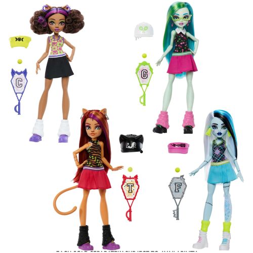 Monster High BURIED SECRETS Courtside Fang-Out Doll