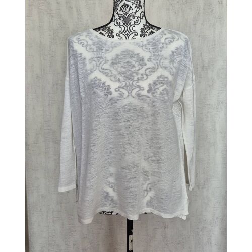 Haut Hartford Taille 2/38/M Maille Fine Blanc Coton