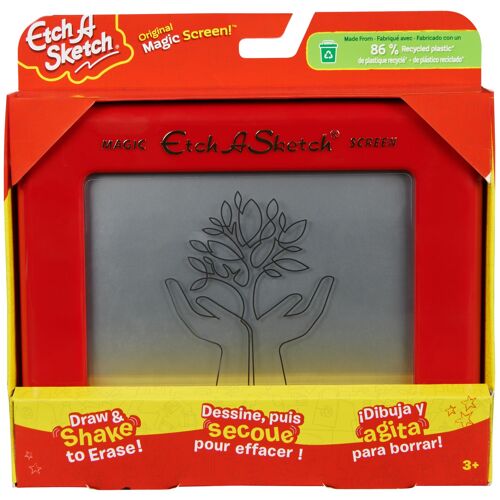 Etch A Sketch - Version Recyclable- Tablette Dessin Enfant - Créez des Dessins A L'Infini avec L'Ardoise Magique - Jouets De Loisirs Créatifs - Jouet De Dessin - Jouet Enfant 3 Ans Et +
