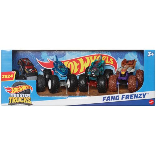 Hot Wheels Monster Trucks Fang Frenzy 4-Pack