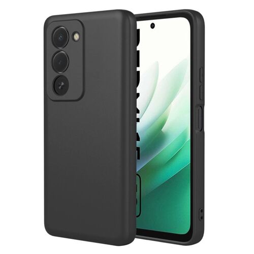 Coque Silicone Noir Mat pour Xiaomi Redmi 15 4G/5G - HQSELECTION - Coque arrière Souple fine et résistante