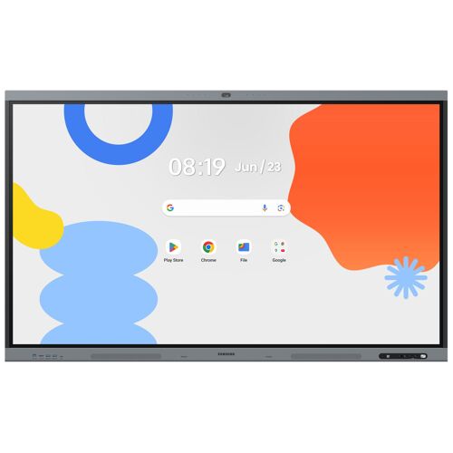 Samsung Lh86wafplgc Tableau Blanc Interactif 86" 3840 X 2160 Écran Tactile Noir Et Gris