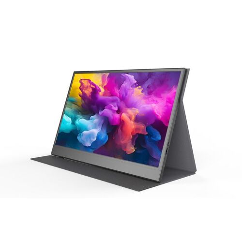 Moniteur LED Denver PMO-15604 EEK B (A - G) 39,6 cm (15,6 pouces) 16:9 30 ms Mini HDMI, USB-C®, casque (prise jack 3,5 mm) [Classe énergétique B] (PMO-15604)