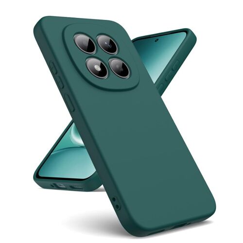 Coque pour Xiaomi Redmi Note 15 Pro 5G , Silicone Liquide Intérieur Microfibre doux, anti-trace et antidérapant - HQSELECTION