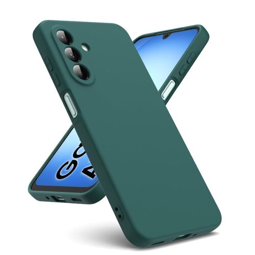 Coque pour Samsung Galaxy A17 4G/ 5G ,Silicone Liquide Intérieur Microfibre doux, anti-trace et antidérapant - HQSELECTION