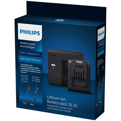 Philips Batterie et chargeur, batterie lithium-ion 25,2 V XV1797/01R1 - Reconditionné