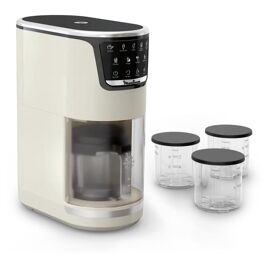 Moulinex Dolci MJ602AF0 Sorbetière traditionnelle 1,4 L 600 W Blanc