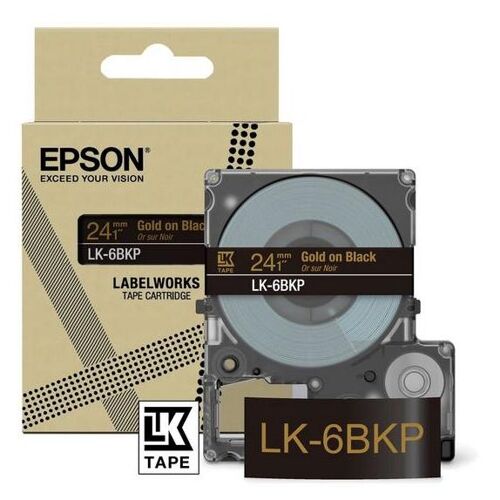 Epson LK-6BKP Noir et Or