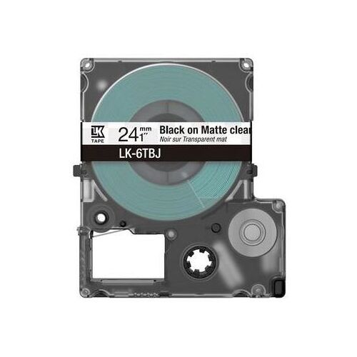 Epson LK-6TBJ Noir et Transparent
